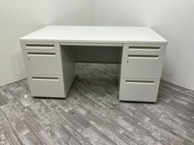 ウチダ（内田洋行）SCAENA（スカエナ）シリーズ　Sタイプ 1400両袖デスク 商品画像1