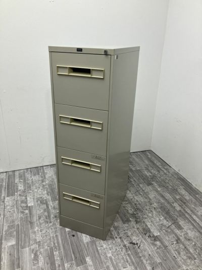 ウチダ 4段ファイリングキャビネット