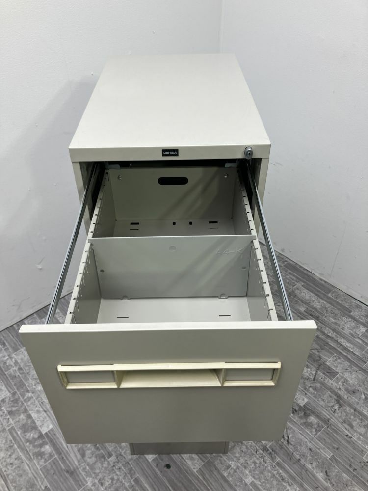 ウチダ（内田洋行）4段ファイリングキャビネット 商品画像5