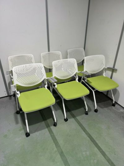 オカムラ ルナシリーズ ネスティングチェア 6脚セット