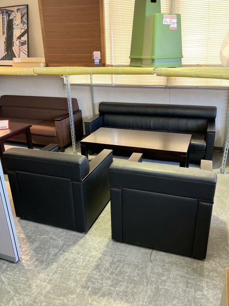 クロガネ301シリーズ 応接4点セット 商品画像2