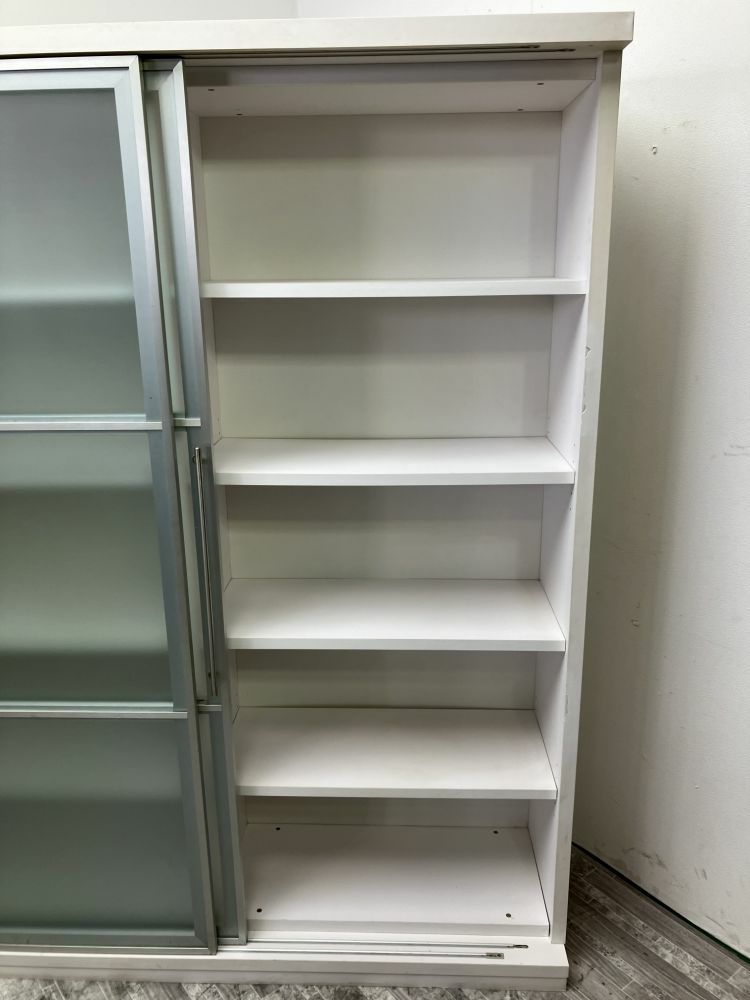 ガラス引違い書棚 商品画像3