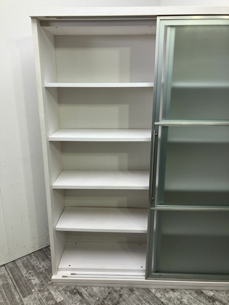 ガラス引違い書棚 商品画像4