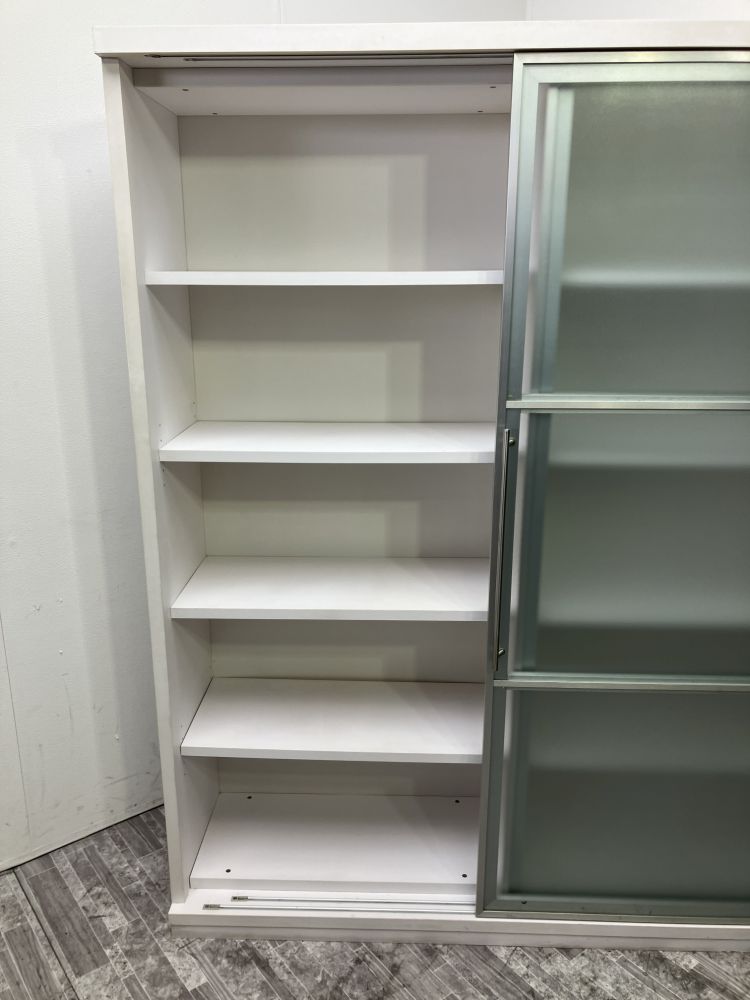 ガラス引違い書棚 商品画像4