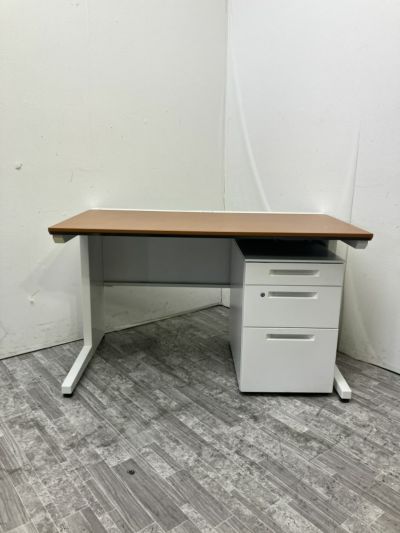コクヨisシリーズ 1200平デスク+ワゴンセット 商品画像1