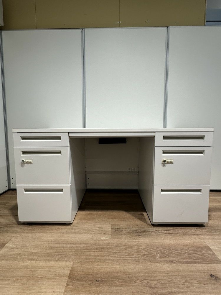 ウチダ（内田洋行）SCAENA(スカエナ)シリーズ　Kタイプ 1400両袖デスク 商品画像2