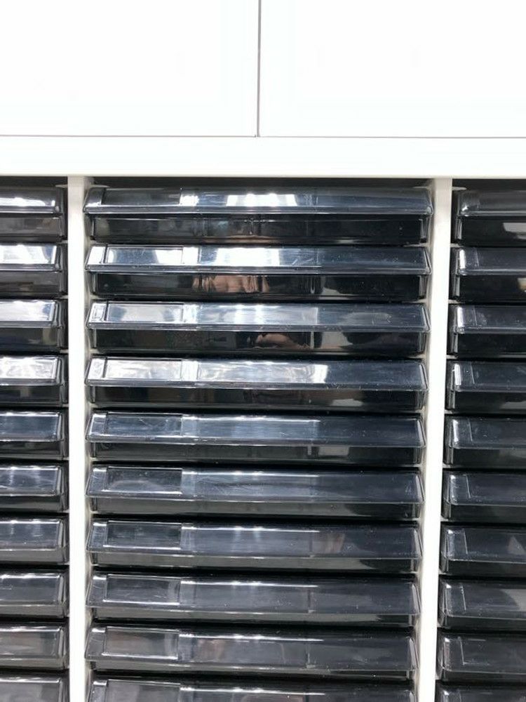 ウチダ（内田洋行）HS(ハイパーストレージ)シリーズ 両開きクリアケース上下書庫 商品画像5