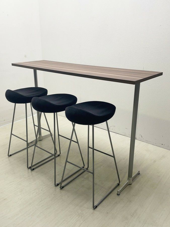 相合家具ハイテーブル+相合家具ハイチェア4点セット ハイテーブル+ハイチェア4点セット 商品画像1